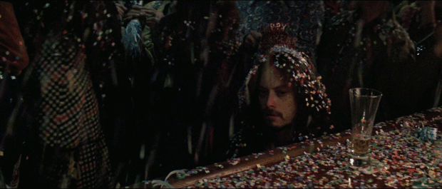 Le Lieuntenant Dan pendant la fête du nouvel an