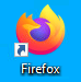 Icône de raccourci Firefox sur le bureau de Windows