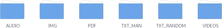 6 folders