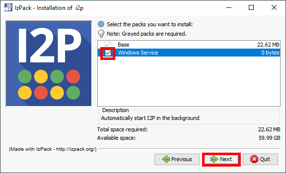 installation of i2p