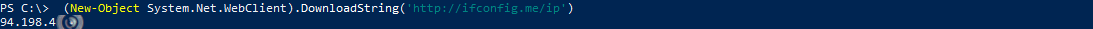 PowerShell | Get public ip address