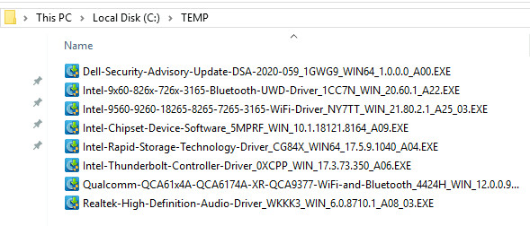 c:\TEMP folder